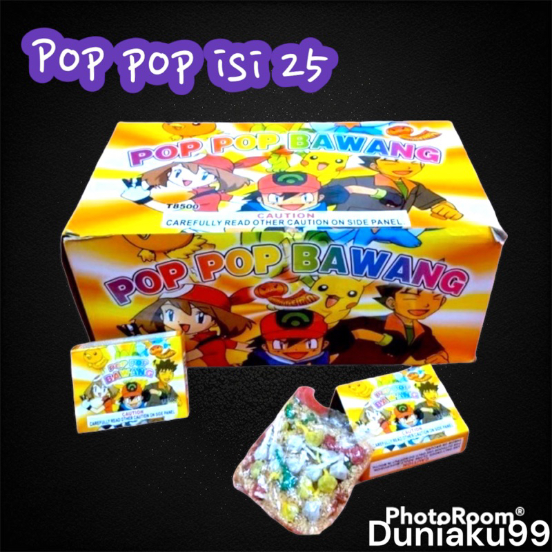 pop pop bawang banting isi 25pc / kembang api / mainan anak murah / mainan murah