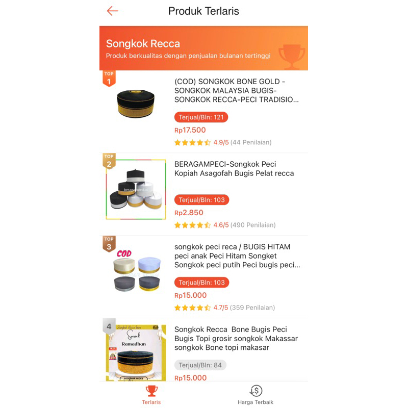 (COD) SONGKOK BONE GOLD - SONGKOK MALAYSIA BUGIS-SONGKOK RECCA-PECI TRADISIONAL BUGIS MAKASSAR - KOPYAH BUGIS