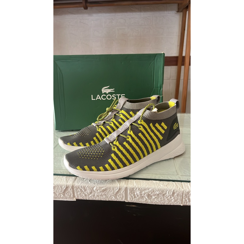 Sepatu Lacoste Men's Jump Serve Slip Canvas Lacoste x  Sneakers Original by lnstagram Lqtokk