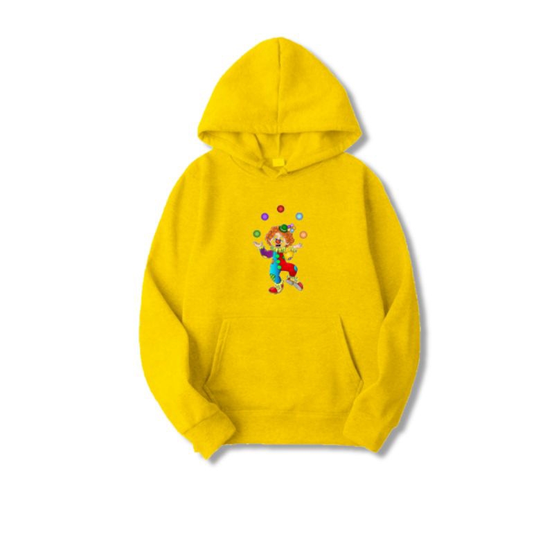 HOODIE KARAKTER BADUT SWEATER HOODIE ANAK LOGO BADUT