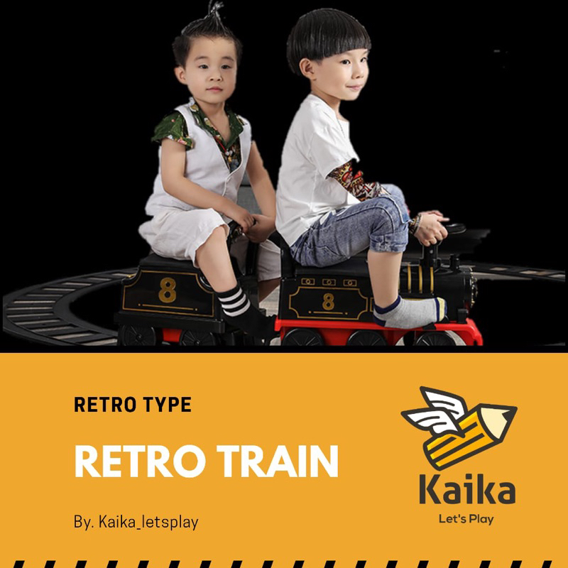 Kereta Api Aki Anak 3in1 Custom