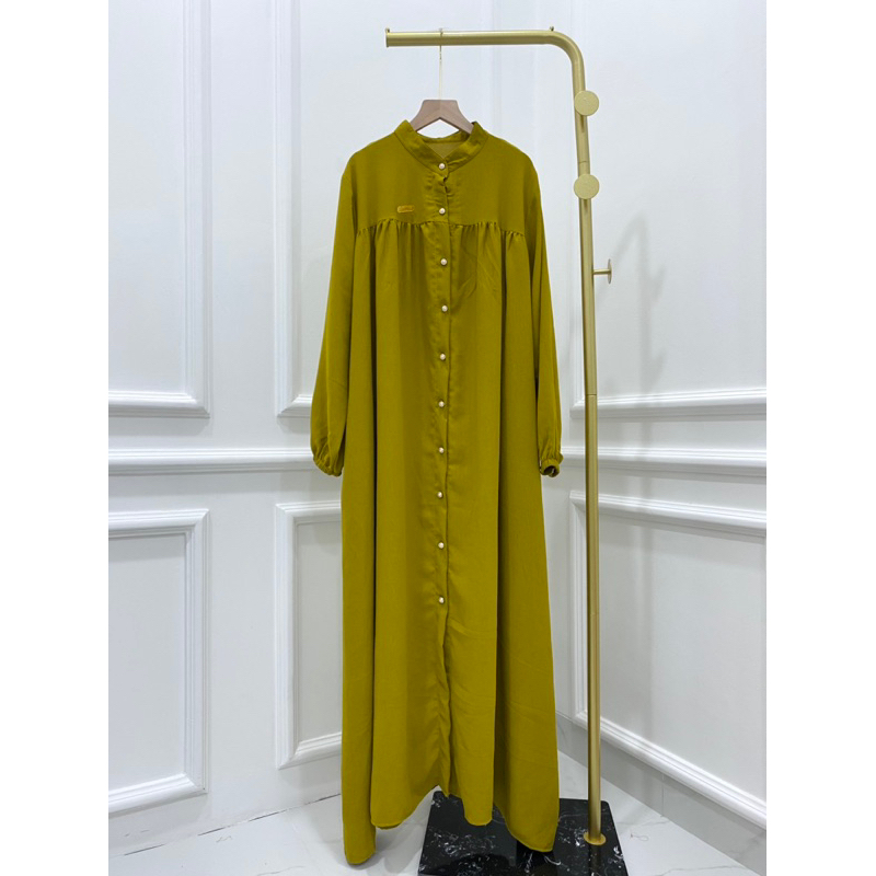 GAMIS CRINKLE POLOS HAWA MAXI LEBARAN FREE BROS SIMPLE MEWAH BAJU MUSLIM LEBARAN EID GAMIS KELUARGA