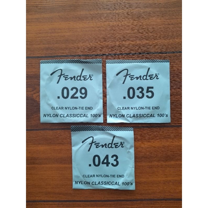 senar gitar nilon nylon klasik classic eceran fender senar 4, 5 dan 6
