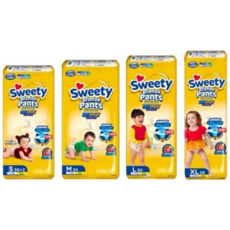Pampers sweety bronze pants S,M,L,XL