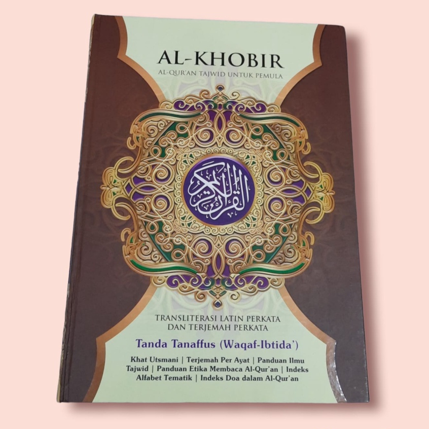 Jual Buku Kitab Bacaan mushaf Al Quran Alquran dan Terjemah an Terjemahan Per Kata Al Khobir Besar Jumbo Lansia Manula Murah di Makassar
