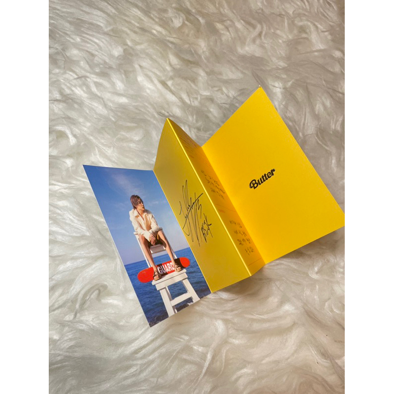 BTS - Butter Official Message Card