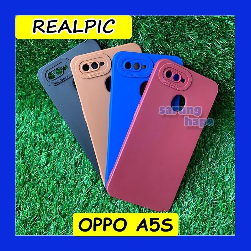 SoftCase Oppo A5S Oppo A7 Oppo A12 Oppo A11K Oppo F9/F9 PRO Soft Case Edge Macaron TPU ProCamera