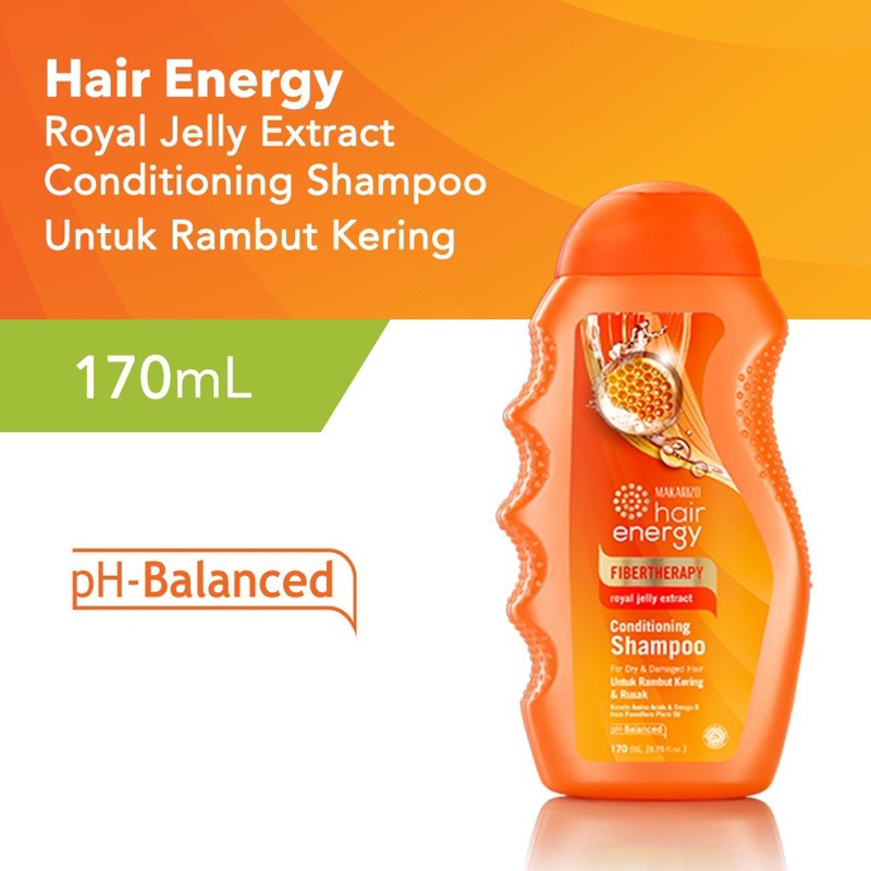 Makarizo Hair Energy Fibertheraphy Conditioning Shampoo 170ml - 300ml