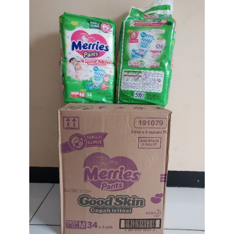 MERRIES PANTS GOOD SKIN M34 / popok MERRIES PANTS GOOD SKIN popok M34 / popok Merris / popok Meries 