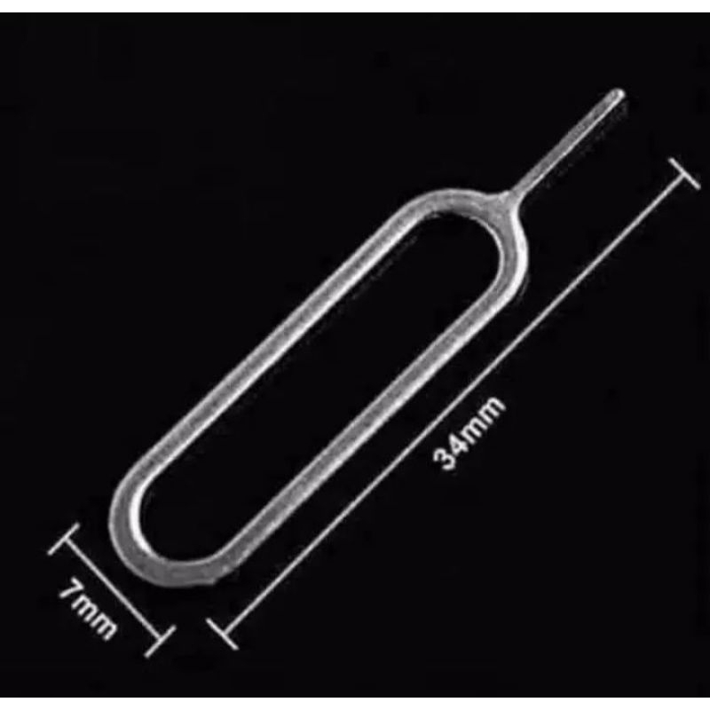 Jual SIM card tray ejector besi tebal simcard pembuka kartu perdana hp