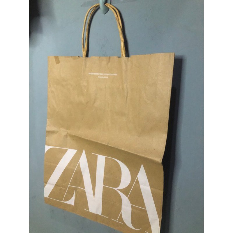 

preloved paper bag zara coklat