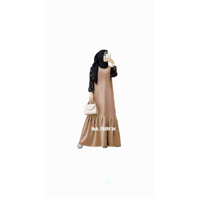 Gamis Cringkle Mix Monalisa Elsinta dress