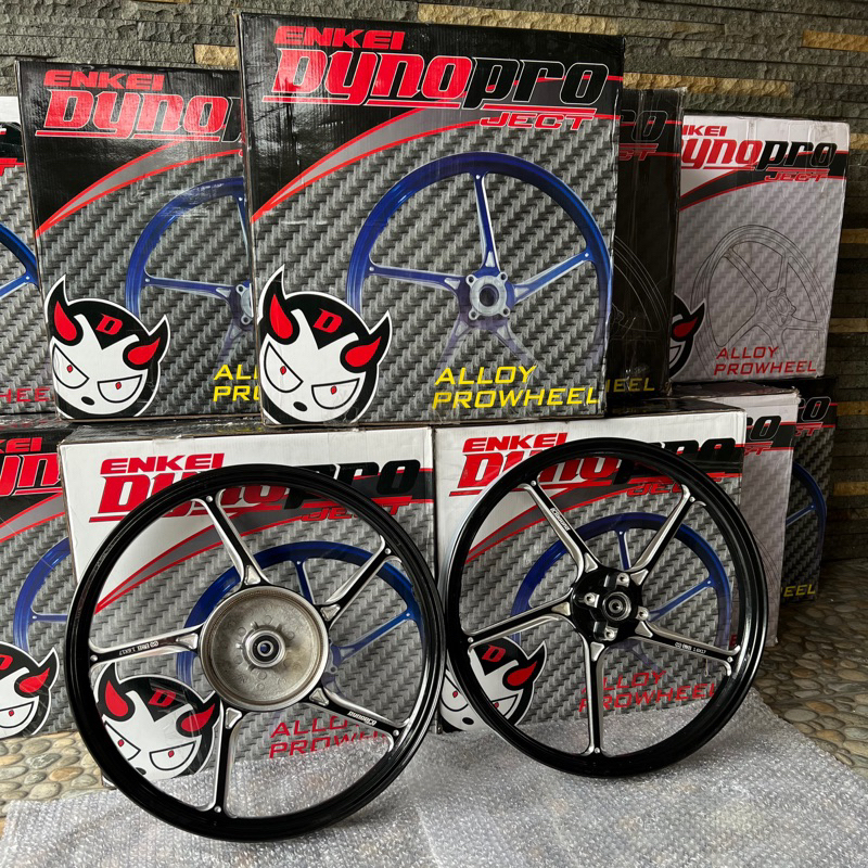 velg enkei dynopro model 511 hitam single disc fizr