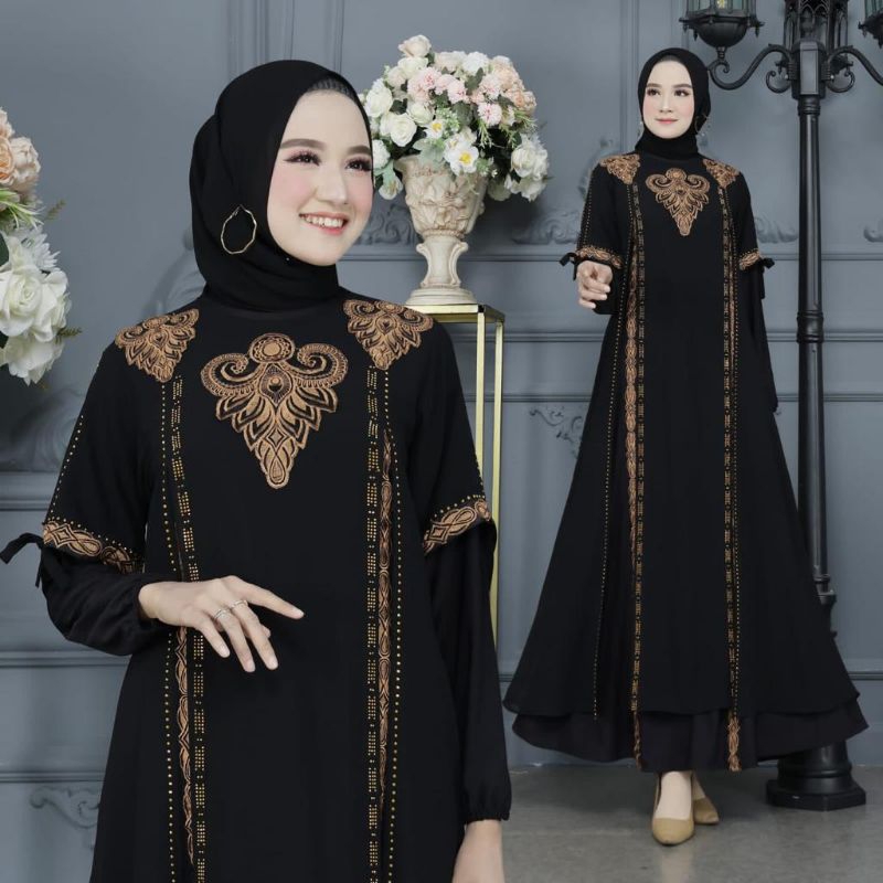 GAMIS ABAYA TURKEY BORDIR SHIENA