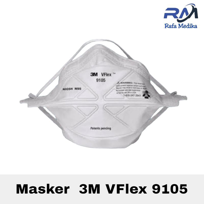 1Pcs Masker 3M VFlex Masker 9105  Masker N95 VFlex 9105