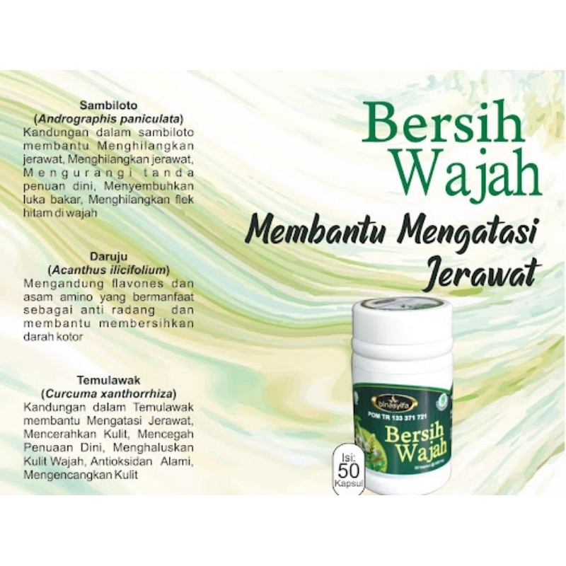 BERSIH WAJAH obat herbal ampuh