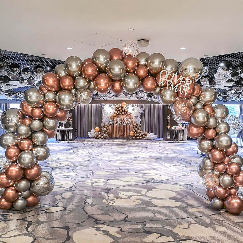 BALON LATEX CHROME / BALON METALLIC 5 INCH 10 INCH  - PER 10 PCS