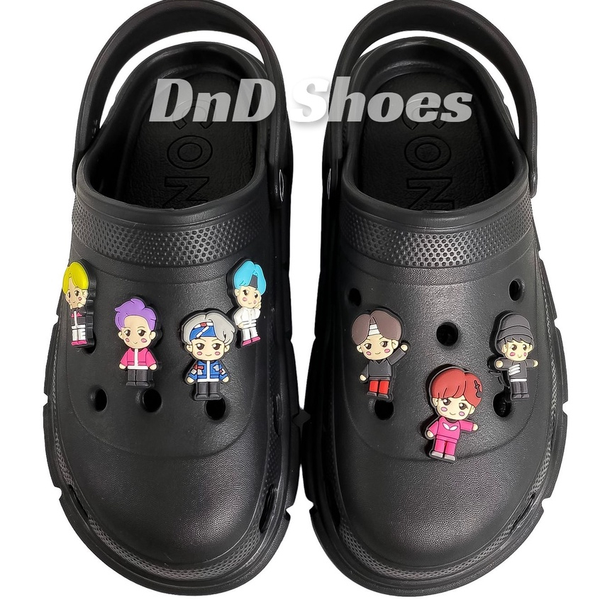 TERMURAH Wedges Wanita EVA 6cm PREMIUM BTS ARMY Dane and Dine W77