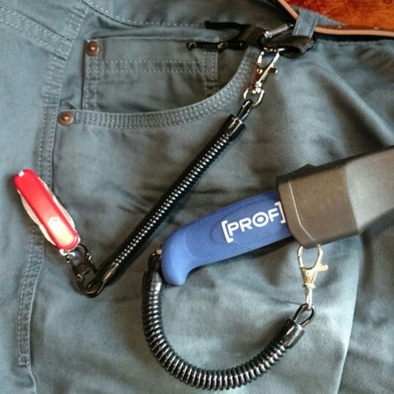 Gantungan Kunci Carabiner Quickdraw Tali Pegas