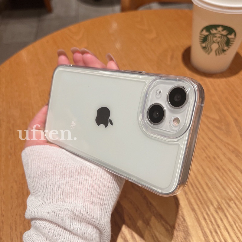 Space Clear Case TPU Tebal Transparan For iPhone 14 13 12 11 Pro Max X Xr Xs Max 8Plus 7Plus 8 7 Soft Case Bening
