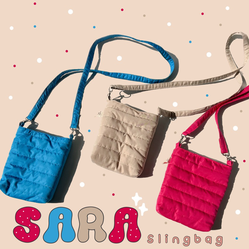 sling bag / tas selempang - SARA SLINGBAGS | la.ideas