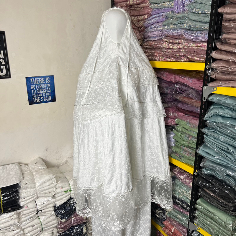 MUKENA SUTRA PARIS ORIGINAL EDISI LEBARAN