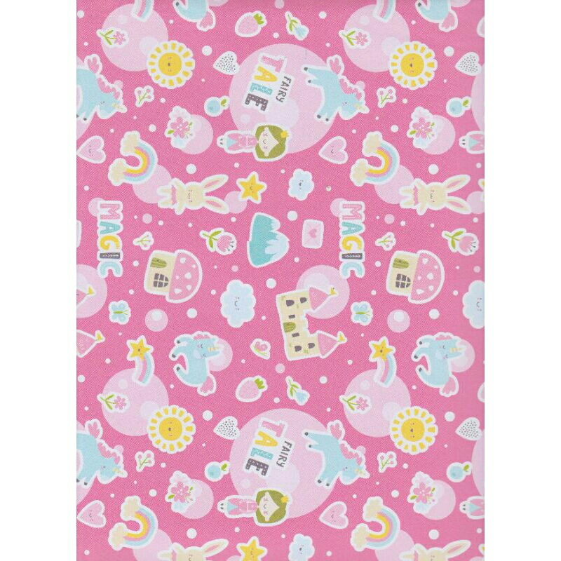 

Kertas Kado Sansan Wawa SW 5954 "kids/princess/fairytale/castle/unicorn