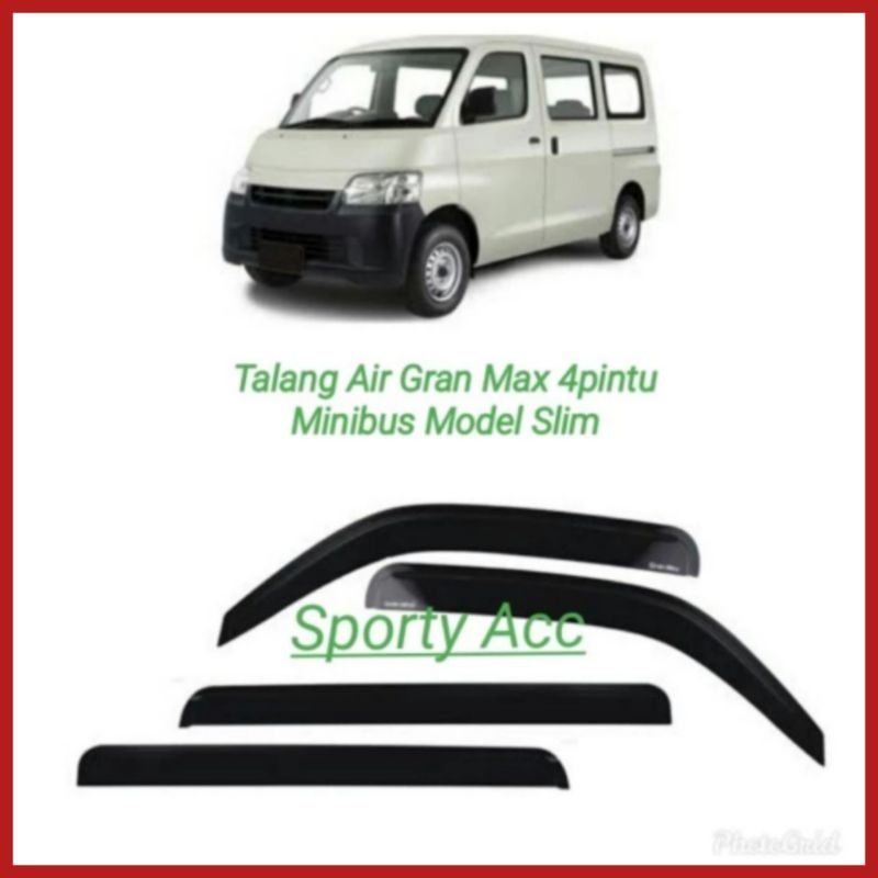 Talang Air Mobil Gran Max 4 Pintu Model Slim