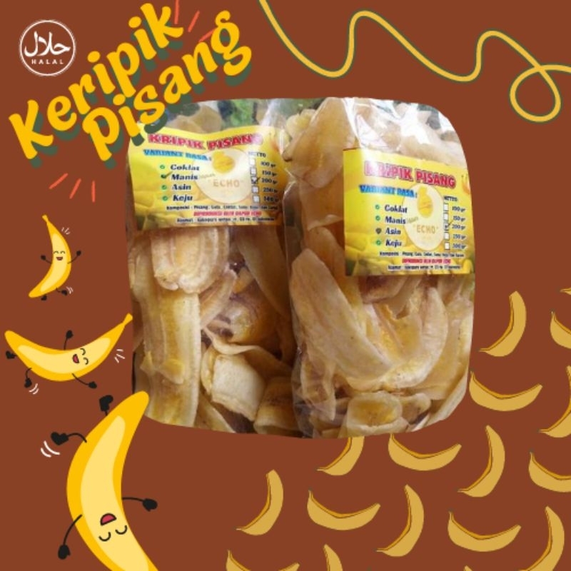 

Keripik pisang Kepok ECHO