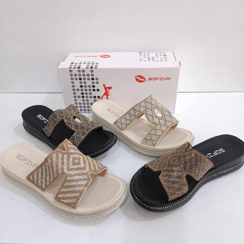 Sandal Flat Sofiya Haq rendah sedang 3,5cm tipe 2213-3 | Sandal Fashion Sofiya 2213-4 | Sandal Import Sofiya | Sandal Impor Sofiya