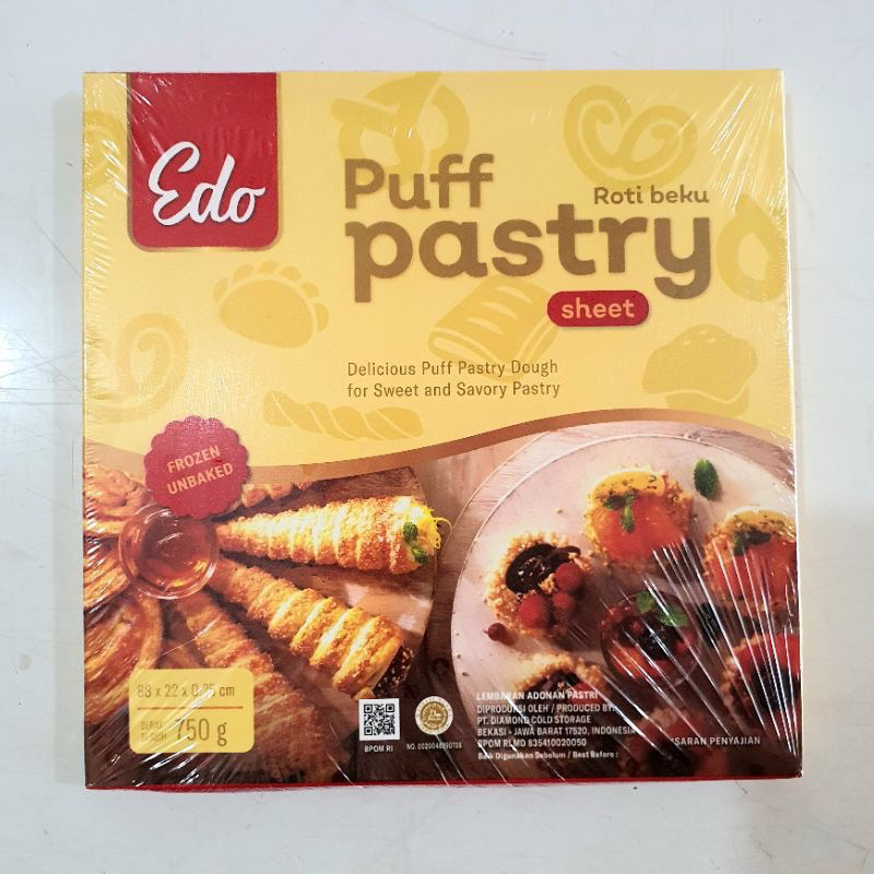 

Edo Puff Pastry Sheet 750g