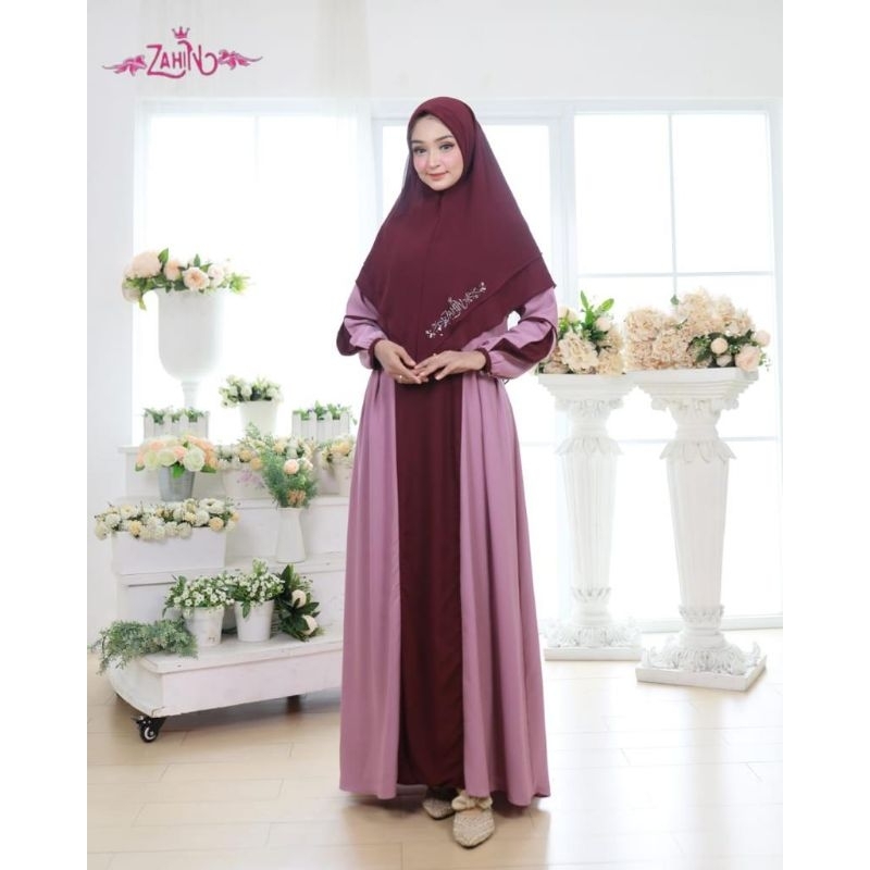 Caliana set hijab itycrepe original by zahin / Set ceruty zahin / elis set itycrepe zahin]