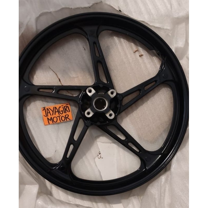 Velg Ban Depan JUPITER MX Hitam Yamaha YGP Pelg Pelek Veleg Ring Pelak Velek Velk Pelk Rim Trim Moto