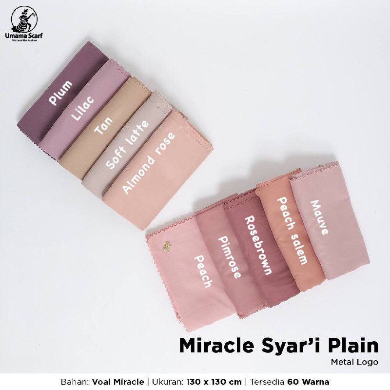 SEGIEMPAT MIRACLE SYAR’I PLAIN METAL LOGO