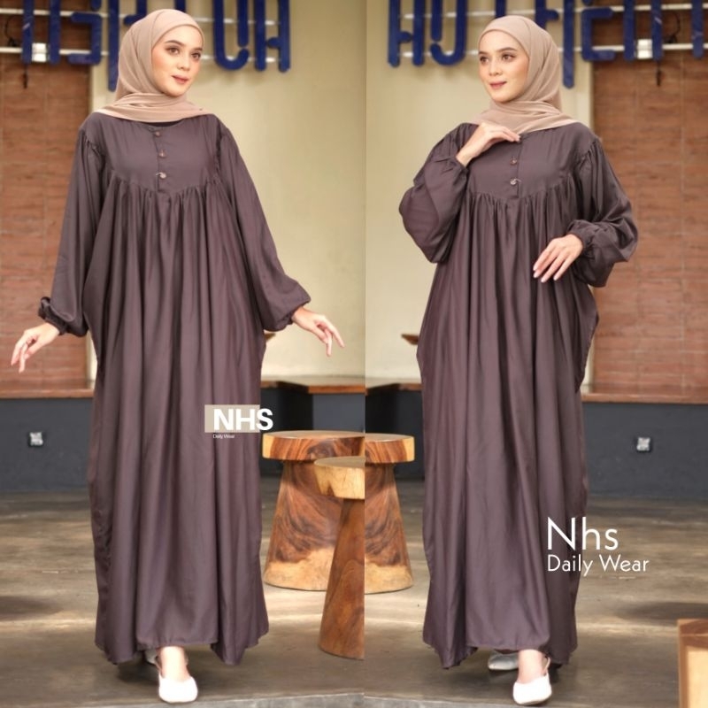 HAZEL KAFTAN GAMIS LD 150CM KATUN TWILL JUMBO