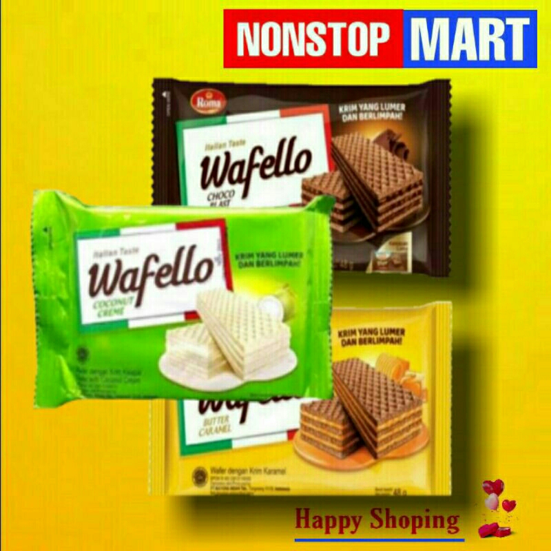 

WAFELLO wafer 1 pack isi 10 x 37gr