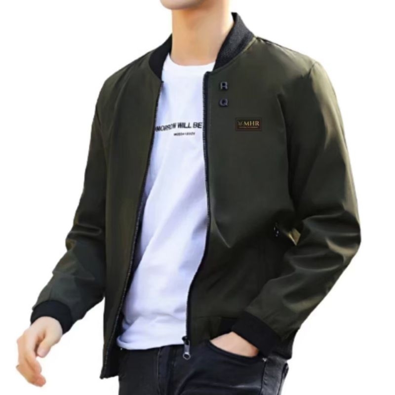 Jaket Korea Polos Pria/Cowok Keren Kekinian | Jaket Bomber Korea | OOTD Jaket Kantor Nongkrong Keren