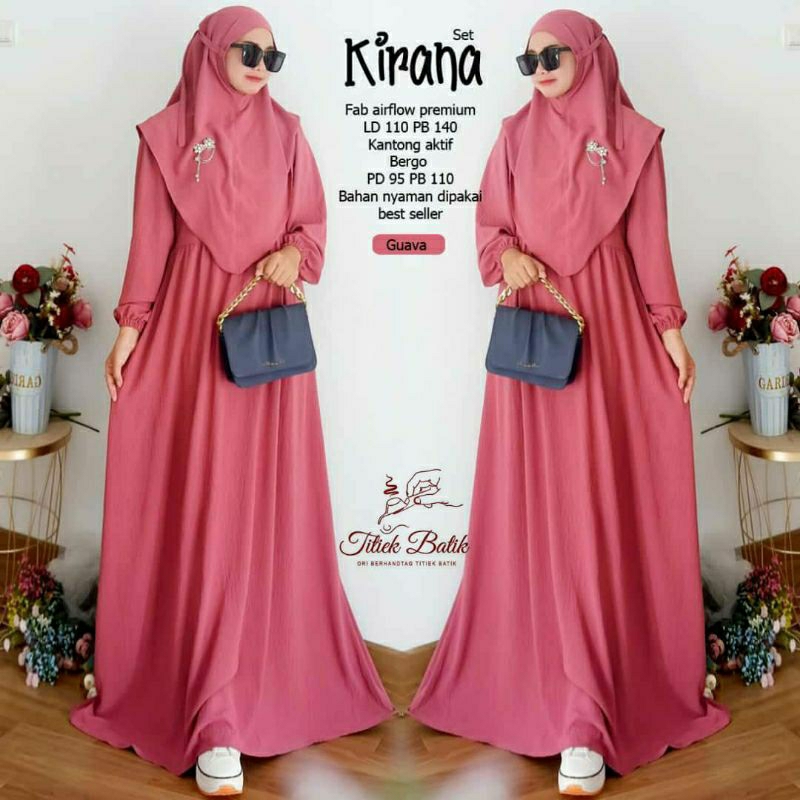 GAMIS KIRANA / GAMIS SYAR'I/ GAMIS MURAH HARGA GROSIR