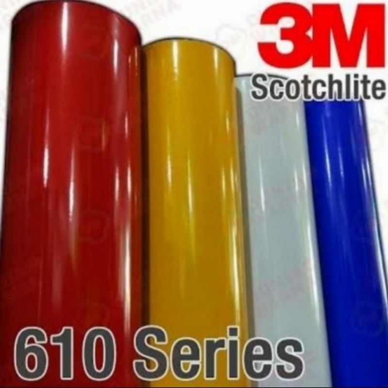 

Scotlight Sticker Reflector Pemantul Cahaya/3M 610 Scotchlite Scotlite Skotlet Scotlet Reflective Tape 48mm x 45 M