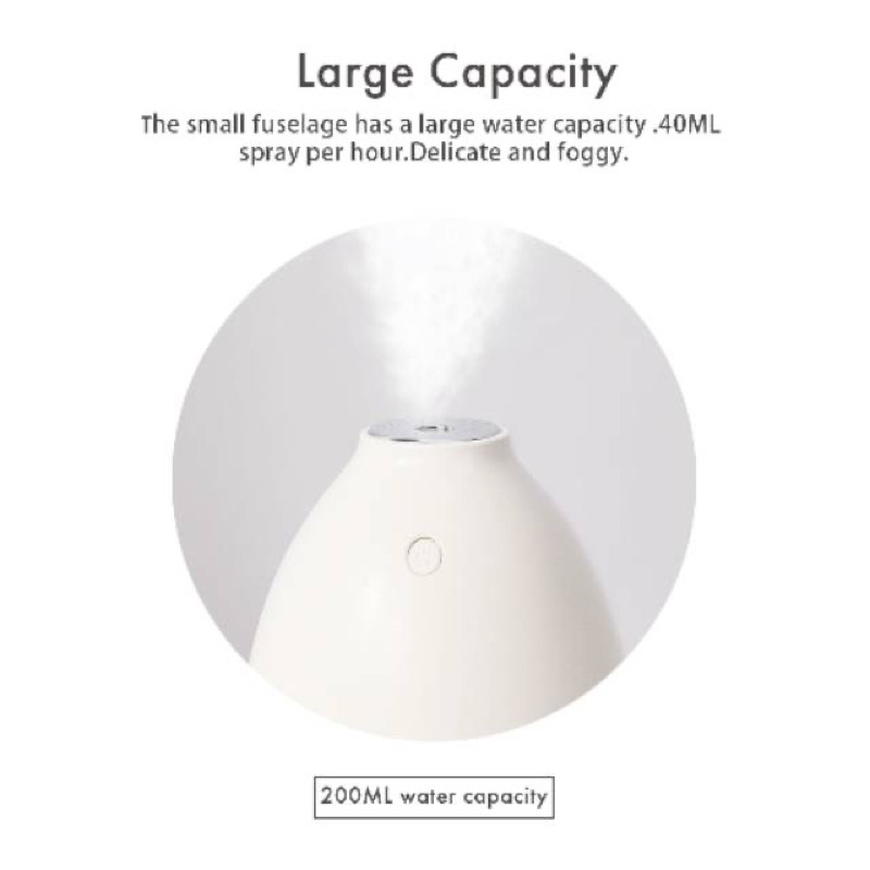 INONE Humidifier Purifier Diffuser Portable Pelembab dan Penjernih Udara Mini