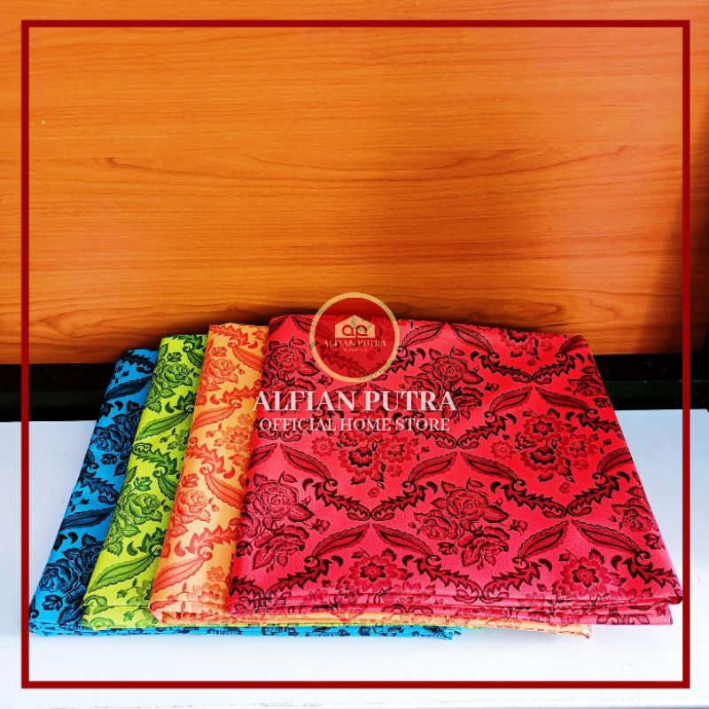 PERLAK METERAN POTONGAN | PERLAK BAYI ANTI OMPOL | ALAS KASUR WATERPROOF | KARPET IMITASI MOTIF BUNG