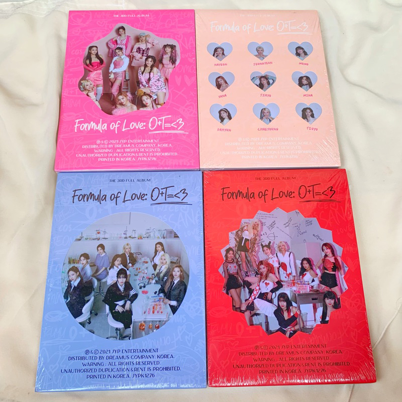 ALBUM TWICE FORMULA OF LOVE SEALED