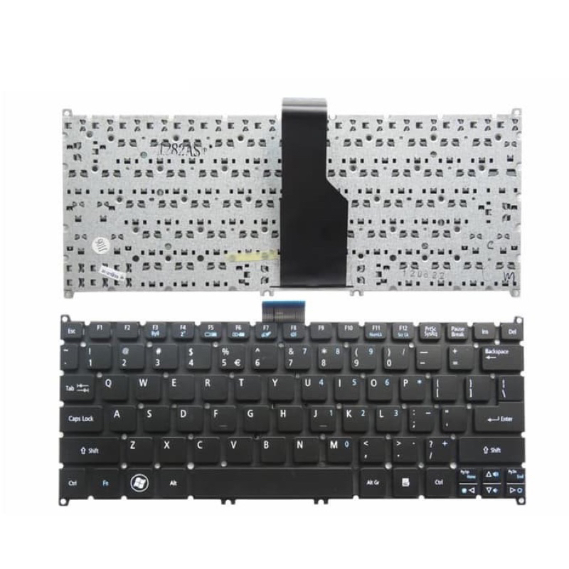 Keyboard Laptop Acer Aspire One B113 725 AO725 756 AO756 V5-121 V5-131 V5-171 V5-132 hitam