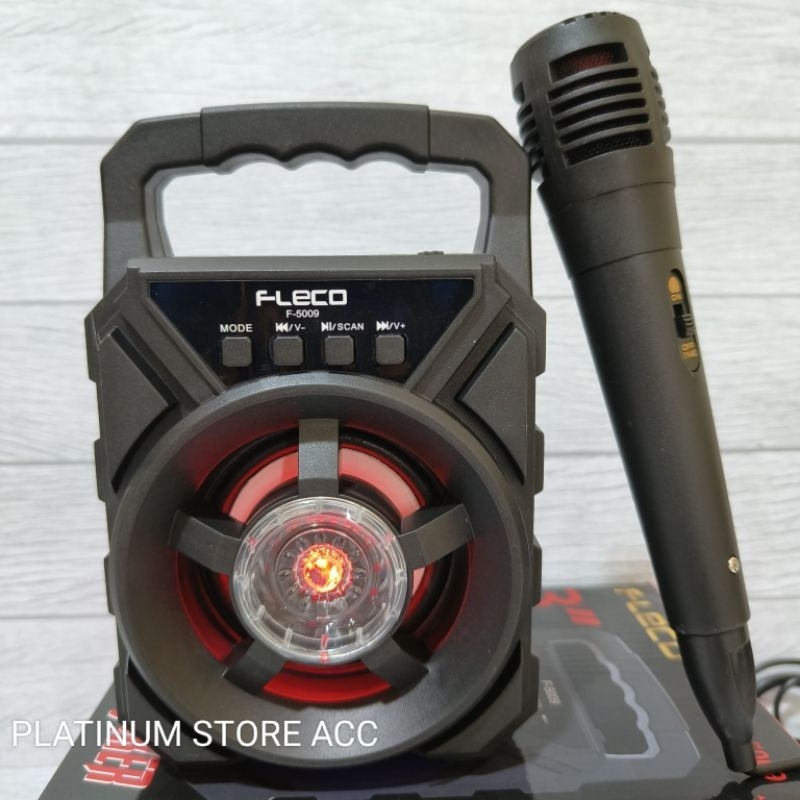 FLECO SPEAKER BLUETOOTH F-5009 MP3 MULTIMEDIA RADIO FM/SPEAKER WIRELESS F5009 USB SALON MINI PORTABLE