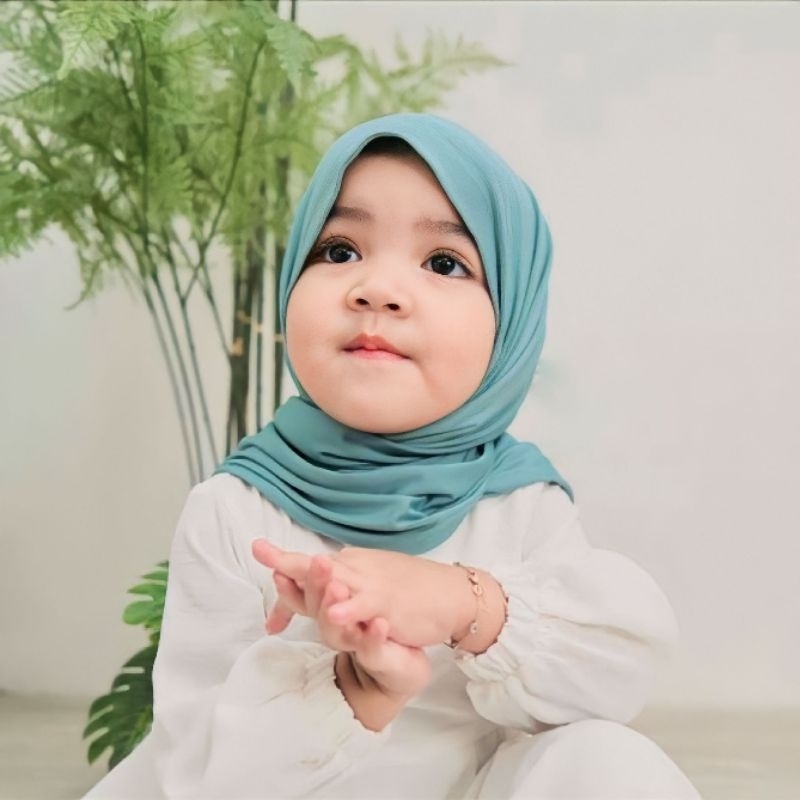 Pashmina Instan Oval Anak Jersey