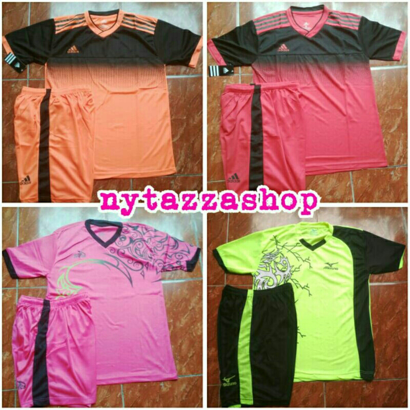 Setelan Kaos Futsal Voli volly bal /Stelan Jersey Baju Seragam Kostum Sepakbola Pria Wanita