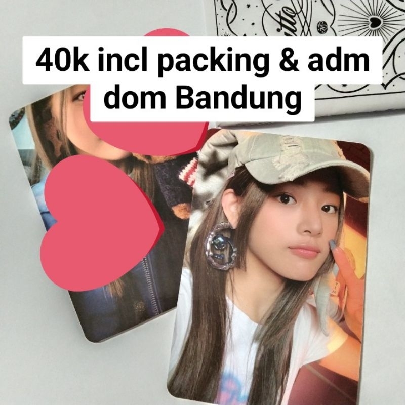 Jual Sharing Pc Newjeans Weverse Ver B Omg Photocard Minji Topi Shopee Indonesia