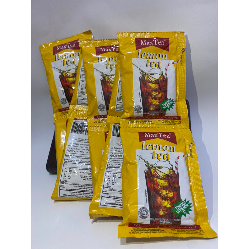 

MAXTEA LEMON TEA 1 RENTENG ISI 10 pcs