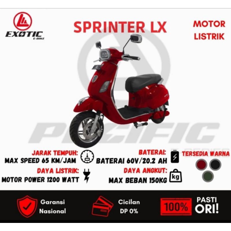 MOTOR LISTRIK EXOTIC SPRINTER LX