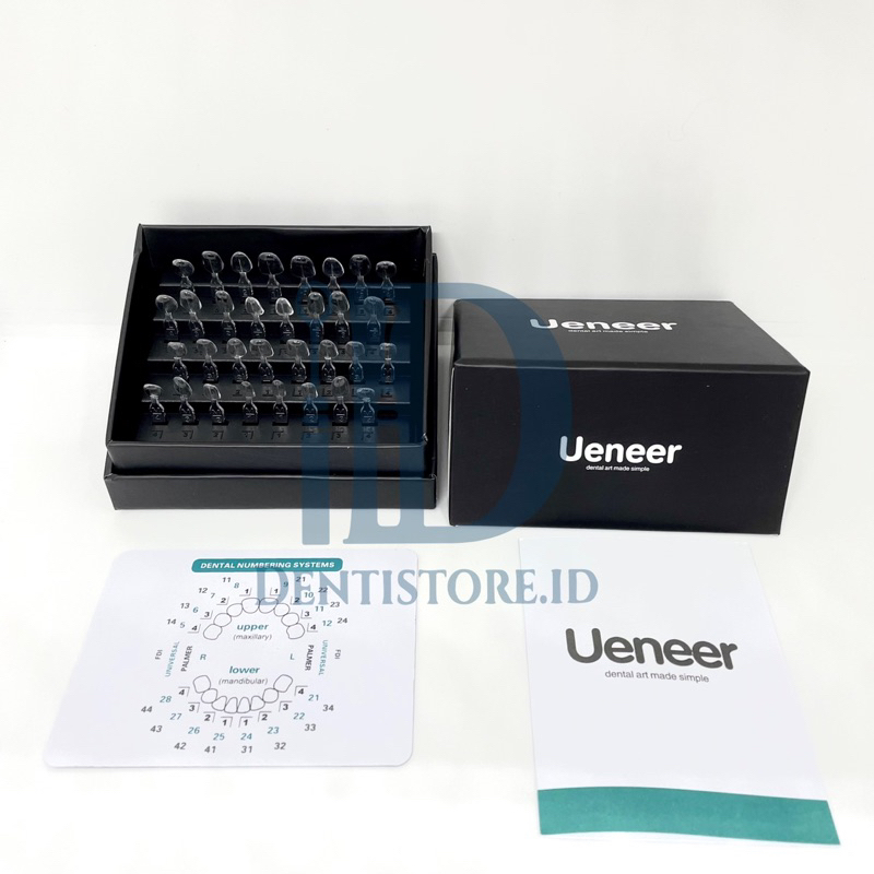 Ueneer Direct Veneer Komposit Template Upper Lower Gigi Komposit Composite Cetak Gigi -